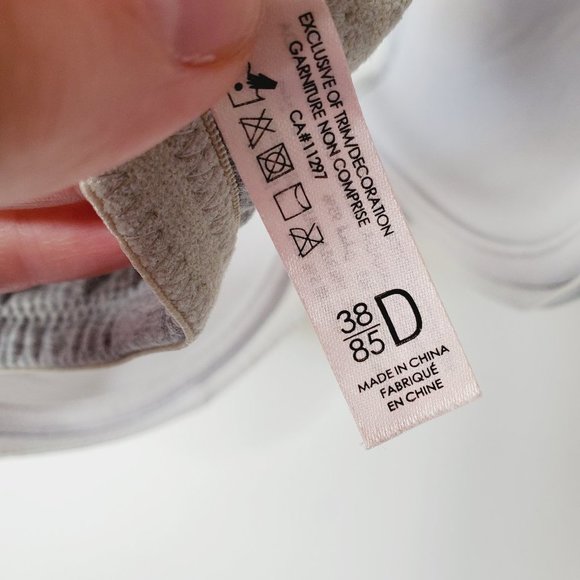 LA VIE EN ROSE Grey Lined Classic T-Shirt Bra - Picture 7 of 7